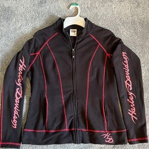 Women’s Large Harley-Davidson full zip lightweight jacket